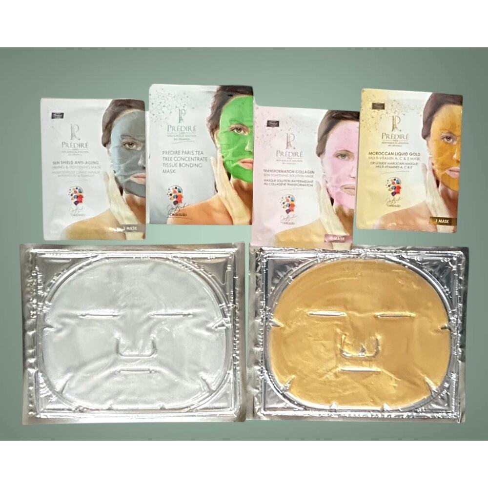 6 Predire Paris Anti Aging Facial Treatment Masks Luxury Skin Care Bundle